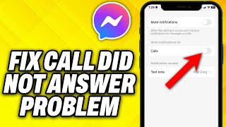 How To Fix Messenger Call Did Not Answer Problem 2024 [upl. by Hambley]