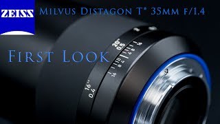 Zeiss Milvus 35mm f14 Distagon T  First Look  4K [upl. by Aneloj]