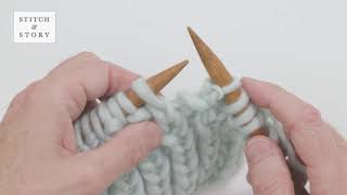 HOW TO KNIT FISHERMANS RIB  KNITTING TUTORIAL [upl. by Anirual]