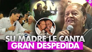 Madre de Omar Geles le canta por última vez Entre lágrimas y música así fue despedio Omar Geles [upl. by Rehc]