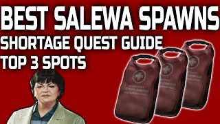 Shortage Therapist Quest Guide 121230  BEST Salewa Spawns  Escape from Tarkov Quest Guide [upl. by Nynnahs]