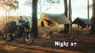 Escape to the Mountains  Hammock Moto Camping Adventure  Silent Vlog [upl. by Yrrep]