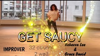 GET SAUCY LINEDANCEDEMO MARIAN COLLADO [upl. by Ardaed]