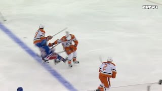 Radko Gudas Massive Hit Against Sam Carrick [upl. by Zirtaeb]