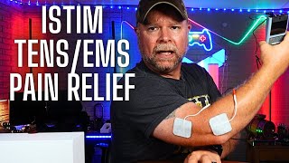 iStim TENS EMS Muscle Stimulator for Pain Relief and Muscle Strengthening [upl. by Gnok]