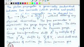 Mod03 Lec32 Charge quantisation Photon propagator Current conservation and polarisations [upl. by Yerocal]