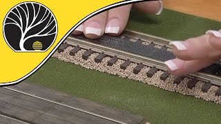 Howto Install Grade Crossings  N HO amp O scale  Model Scenery  Woodland Scenics [upl. by Roban874]