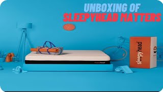 Unboxing of Sleepyhead Sense  3 Zoned Orthopedic PCM Cooling Foam Mattress [upl. by Shanleigh]