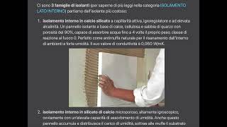 34 i 3 materiali migliori per lisolamento interno [upl. by Einnov]