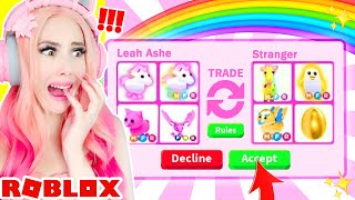 I Challenged A STRANGER To An EXTREME ONE COLOR CHALLENGE In Adopt Me Roblox Adopt Me [upl. by Earlene672]