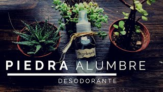 DIY  desodorante casero PIEDRA ALUMBRE  efectivo y natural 🌱  LUCELI  🙋🏽‍♀️ [upl. by Suhsoj]