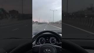 Hyundai creta top speed test  car driving [upl. by Arhat]