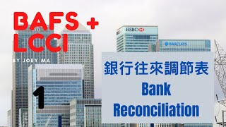 Bank Reconciliation Statements 1 銀行往來調節表 1 [upl. by Sonafets]