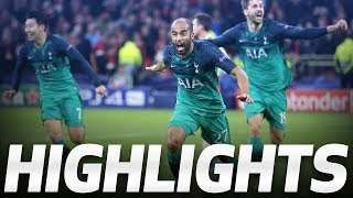 LUCAS MOURAS INCREDIBLE HATTRICK  HIGHLIGHTS  Ajax 23 Spurs UEFA Champions League semifinal [upl. by Cimbura]