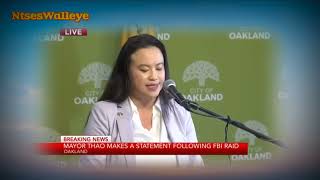 Mayor Sheng Thao make a statement for City of Oakland [upl. by Nore]