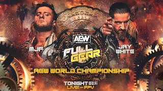 AEW World Championship MJF v Jay White  AEW Full Gear LIVE Tonight on PPV [upl. by Everett]