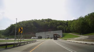 Unedited Pennsylvania Turnpike I70I76 Westbound from Breezewood to Pittsburgh [upl. by Cardon]