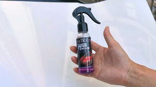 High Protection 3 in 1 Quick Car Coating Spray Review  Does It Really Work [upl. by Nahgeam]