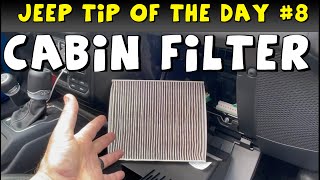 Cabin filter replacement  Jeep Tip of the day 8 [upl. by Romilly]