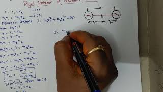 3rd semRotational spectroscopy  Rigid rotator of diatomic molecule in telugu  chemistry [upl. by Poree]