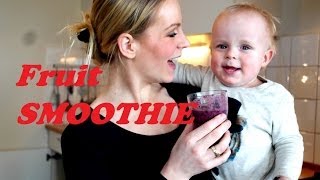 Fruit Smoothie Maken  Fruit Smoothie met extra bouwstoffen [upl. by Anewor]