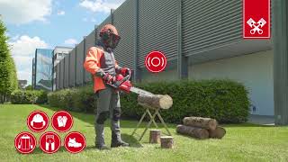 How to Start an efco Chain Saw [upl. by Krause]