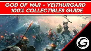 God of War  100 Collectibles Veithurgard Guide Full Commentary  Gaming Instincts [upl. by Loring]