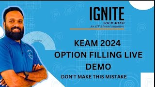 KEAM Option Filling Guide  Abhilash Sir Explains  StepbyStep Tutorial  Fill Your Options Wisely [upl. by Aillij]