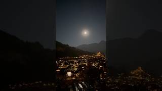 sarganserland in the moonlight fullmoon night nacht vollmond schweiz szwajcaria [upl. by Retsub]