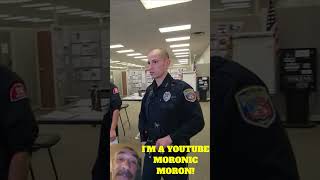 Frauditor Spanky Pants amp MCC Kicked Out of Job Center police cops shorts [upl. by Ahsekat68]