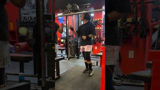 She Squatted 295 lbs 🔥🥵 powerlifting gym [upl. by Sumer]