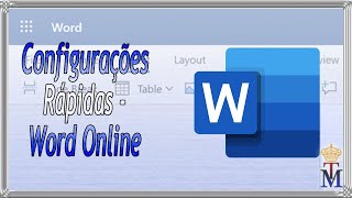 ⚙️Domine o Word Online Configurações Rápidas e Essenciais [upl. by Aderf890]