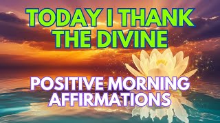 Positive Affirmations Morning  Align Your Vibrations With The Divine  GRATITUDE Affirmations [upl. by Engvall]