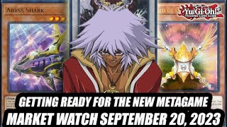 Getting Ready For The New Metagame YuGiOh Market Watch September 20 2023 [upl. by Possing134]