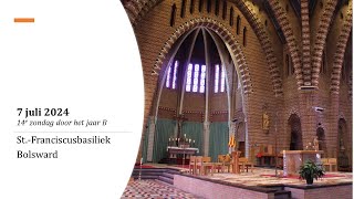 Eucharistieviering  7 juli 2024  St Franciscusbasiliek te Bolsward [upl. by Sillek]