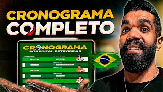 CRONOGRAMA DE ESTUDO QUE EU USEI PARA SER APROVADO NO CONCURSO DA PETROBRAS [upl. by Diraf]