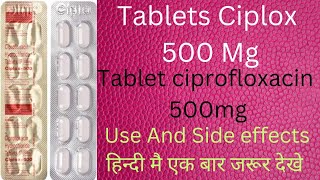 ciplox 500 ciprofloxacin Hydrochloride Tablets Ip [upl. by Eitten]