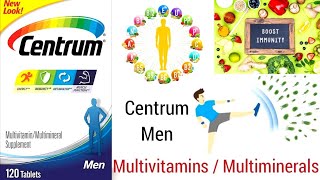 Centrum for Men Uses In Urdu Hindi  Multivitamins  Multiminerals [upl. by Knowle]