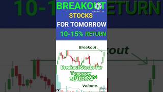 Best Breakout Stocks For Tomorrow  Breakout Stocks For Swing Trading stockmarket shorts viral [upl. by Morly738]