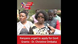 Siaya Women Rep Dr Christine Ombaka issues cheques worth 74M to 75 groups [upl. by Norat]