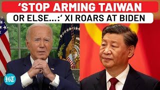 China Headed For War With US Xi Sanctions 9 US Defence Forms Over Taiwan Arms Sales [upl. by Llerdnam]