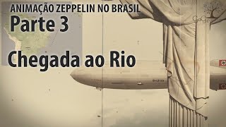 A primeira viagem transatlântica do Hindenburg  PARTE 3 Chegada ao Rio de Janeiro Santa Cruz [upl. by Dolph]