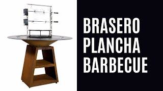 COEO  BRASERO PLANCHA BARBECUE  Details [upl. by Eicram]