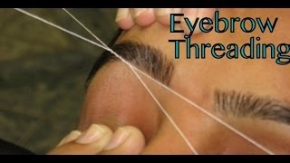 EyebrowThreading Upperlip Threading TutorialRemove Unwanted Facial Hair in Women SuperPrincessjo [upl. by Mehitable]