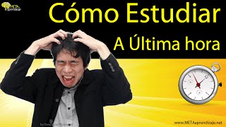 ⏰Como ESTUDIAR Para un EXAMEN RÁPIDO y Bien 3 CLAVES Para Sacar BUENAS NOTAS y Estudiar MEJOR [upl. by Norling]