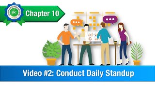 Conduct Daily Standup in Scrum [upl. by Eikcim]