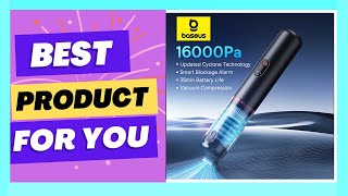 Baseus A5 16000Pa Wireless Car Vacuum Cleaner Powerful [upl. by Neellok]