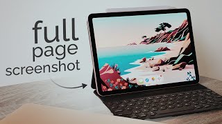 How to Take Full Page Screenshot on iPad tutorial [upl. by Nehemiah688]