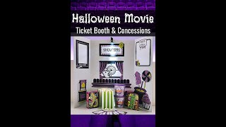 Halloween Movie Night  Ticket Booth amp Concessions Printable [upl. by Nylsirk660]