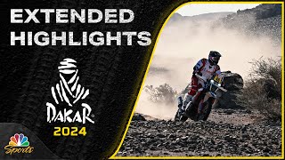 Stage 10  2024 Dakar Rally  EXTENDED HIGHLIGHTS  11724  Motorsports on NBC [upl. by Sankey]